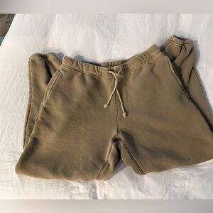 Elwood Light Tan Tapered Ankle Sweats AS IS